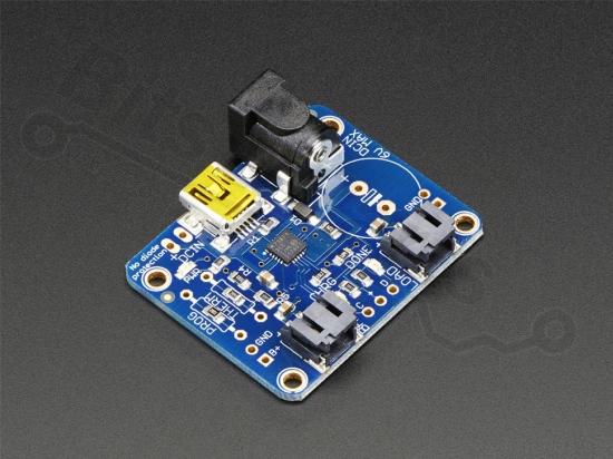 Charger for LiIon/LiPoly batteries Solar/USB/DC v2 - Adafruit 390